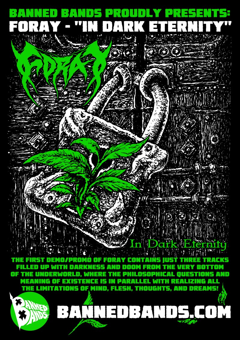 FORAY Death Doom Metal flyer