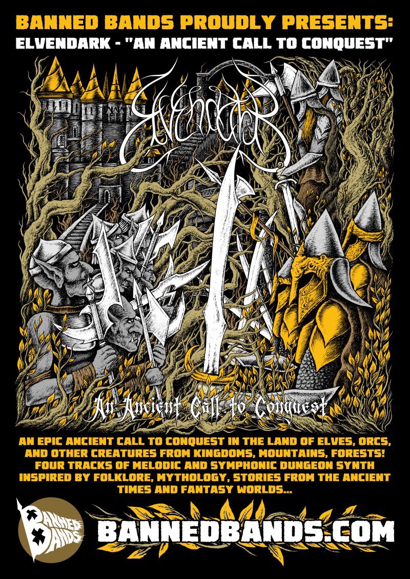 ELVENDARK Dungeon Synth Flyer